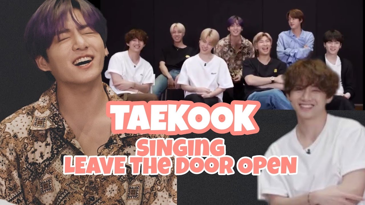 Jungkook Leave The Door Open By Bruno Mars Taekook Leave The Door Open Youtube