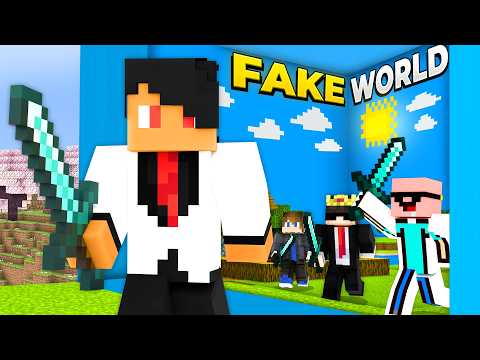 Can I Escape This Fake World In This Minecraft SMP?