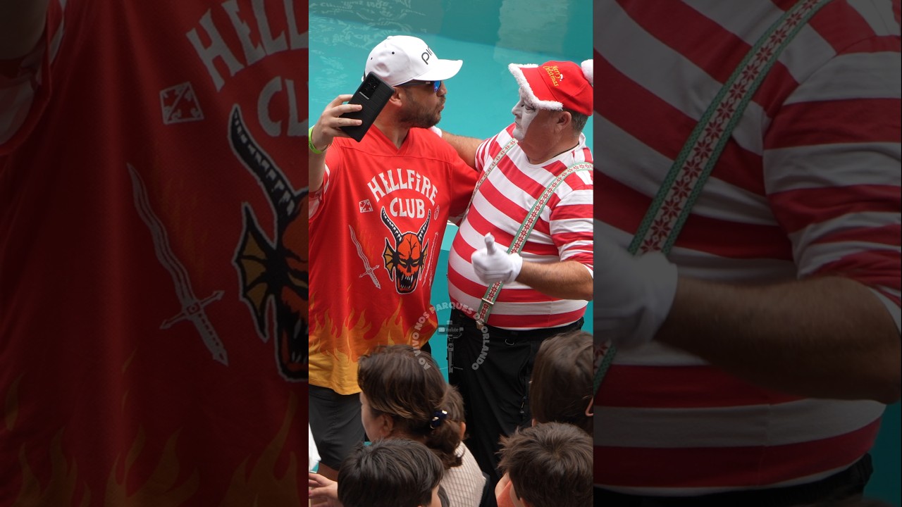 Tom o mímico ficou sem entender o que queria este homem 🤔😲😂🤣 #tomthemime #seaworldmime