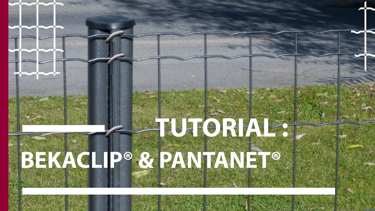 set up Pantanet with Bekaclip posts | Betafence YouTube