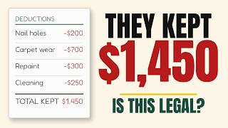 Can Your Landlord Legally Keep Your Deposit (Most Renters Fail #3)