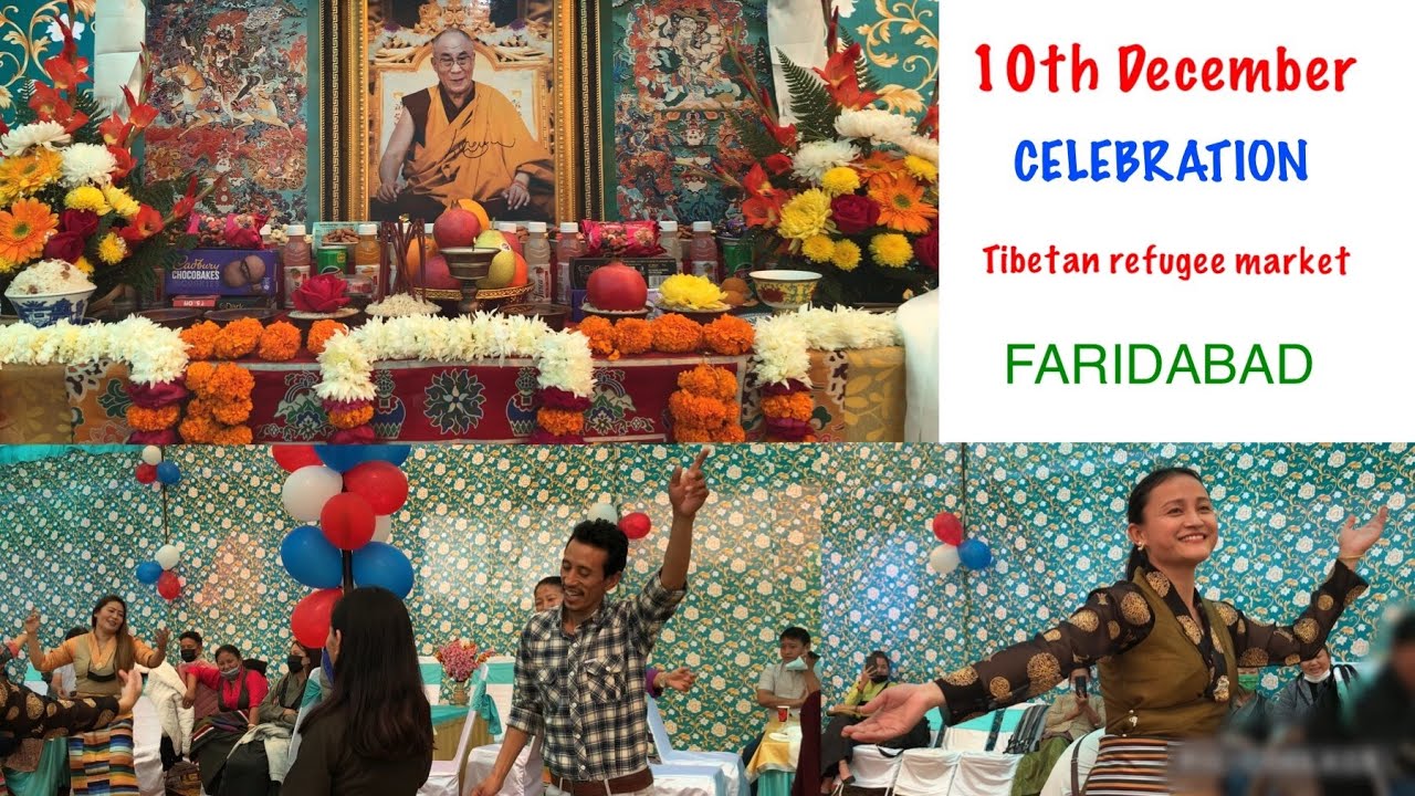 10th Dec Celebration || Tibetan refugee market || Faridabad 2021 || Tibetan vlogger || Chiphel Films