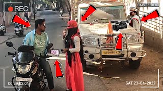 Young Woman On The Road 👀😱 | Social Experiment | Awareness Video | 123 Videos