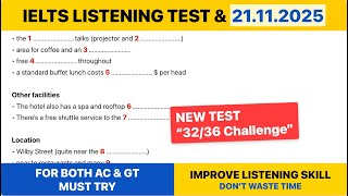 IELTS Listening Practice Test – Section 2 | With Answers & Transcript (21 Nov 2025)
