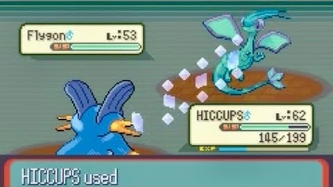 Pokemon Ruby - Battle vs Elite Four Drake