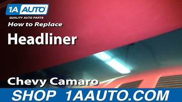 How to Replace Headliner 82-92 Chevy Camaro