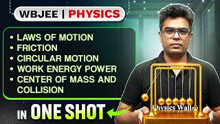Laws of motion, Friction, Work energy power in One Shot 💯 CLASS 12 PHYSICS WBJEE 2026 Exam #wbjee