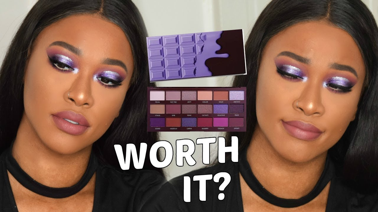 I HEART REVOLUTION VIOLET CHOCOLATE PALETTE! YouTube