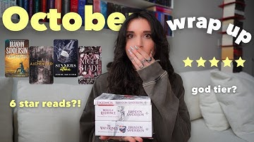 The 13 books I read in October 🖤🎃 | October reading wrap up 📚