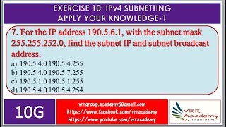 10 IPv4 Subnetting AYK Problem   7