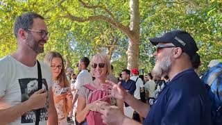 Brilliant French Family’s Views on Science Challenged! Hashim Speakers Corner