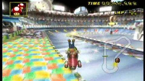 Mario Kart Wii - Texture Hack - Luigi Circuit