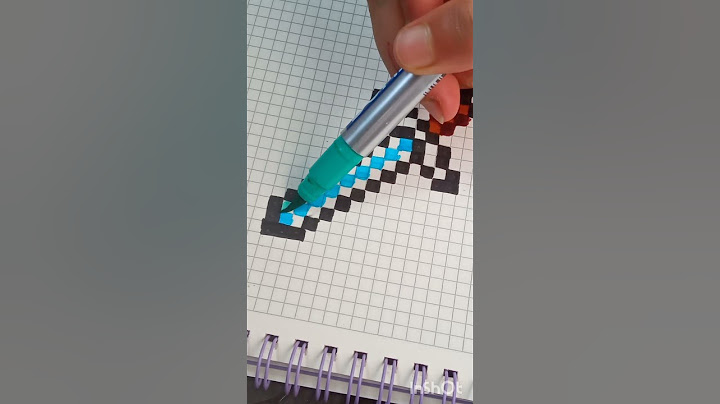 Pixel art ideas. Diamond sword ⚔️. #art #painting #pixel #pixelart #minecraft #sword