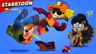 Lawrie vs Buster ,CCTV Poco, Brawl Stars Funny Pose & Skin #starrtoon