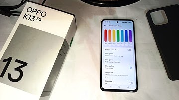 How To Use Colour Correction Mode In Oppo K13 5G | How To Change Colour On Oppo K13 phone