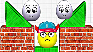 Hide Ball Logic puzzle game / Draw to Smash game / Level 9436 - 9899 Game / ASMR Gameplay 