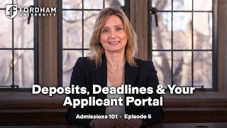 Navigating the College Application Process | Fordham University