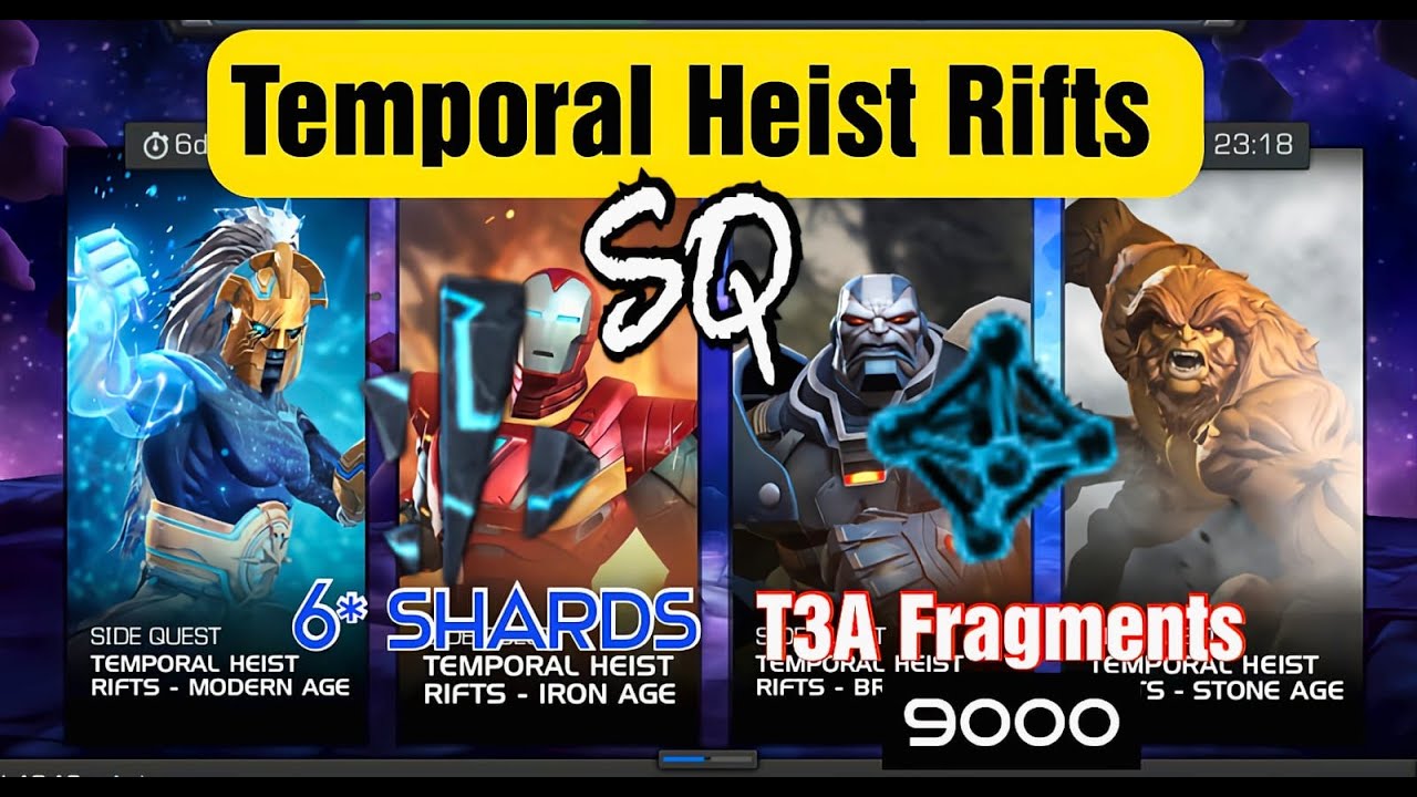 Temporal Heist Rifts SQ - Mcoc