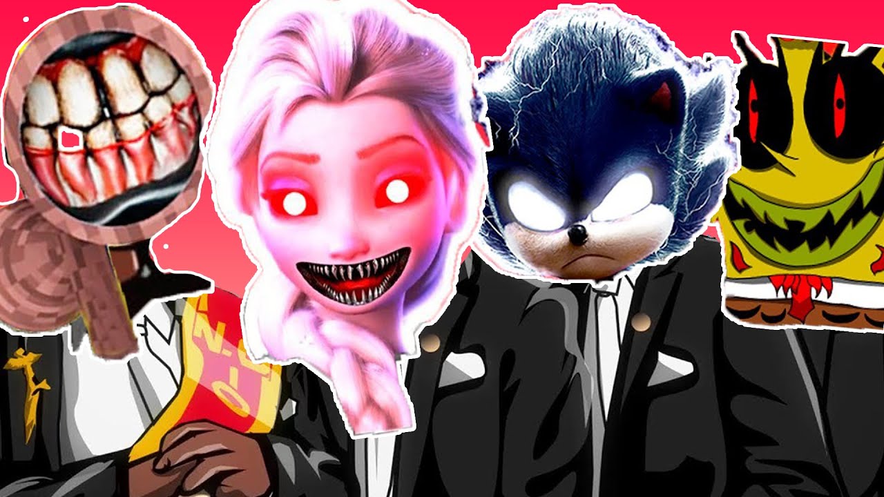 SpongeBob.EXE & Sonic.EXE & Siren Head EXE & And more - Coffin Dance ...
