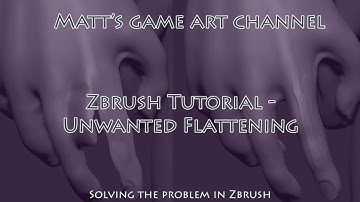 Zbrush - Flat Geometry problem fix