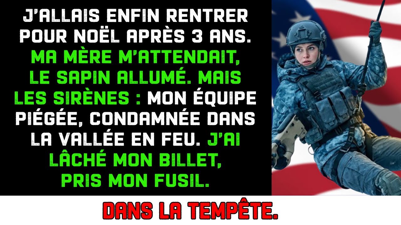 La veille de Noël, je tenais enfin mon billet de permission après trois ans sans rentrer chez moi. Ma mère m'attendait à l'aéroport, et j'avais déjà imaginé son visage, l'odeur du pain, le sapin...