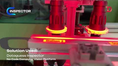 Autonomous Quality Control System with Dataguess Inspector featuring Luxonis OAK-4S