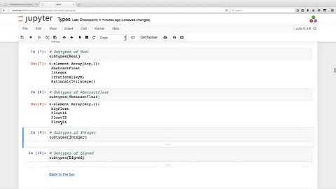 User Defined Types  The Julia Type System & Declaring a Type   Coursera