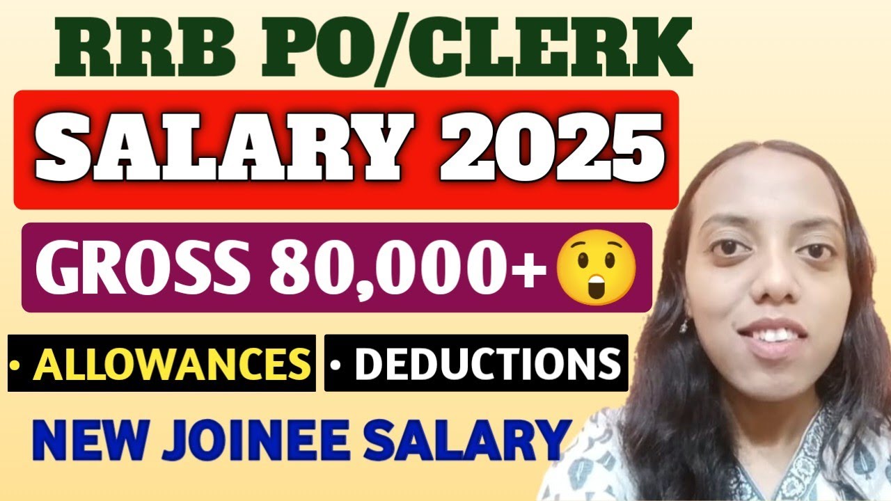 IBPS RRB PO & Clerk 2025 Latest Salary Revealed • Gross 80K??