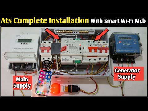 Automatic Changeover Switch Complete installation! How to Install Automatic Changeover