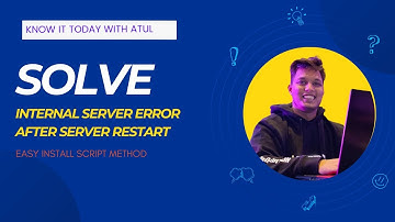 Internal Server Error in ERP Next After Server Restart | Easy Install Script