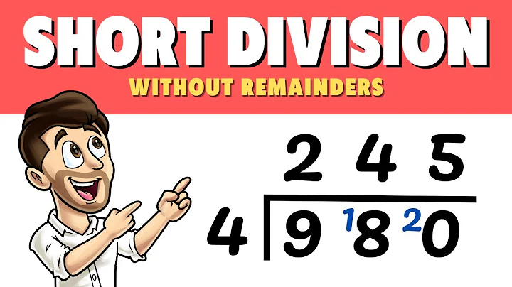 Short Division without Remainders // Bus Stop Method