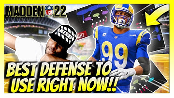 MADDEN 22* BEST defense to USE right NOW! LOCKDOWN EVERY OFFENSE EASY