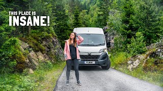 YOU WON’T BELIEVE WHAT’S IN NORWAY! Van Life here is ridiculous!!