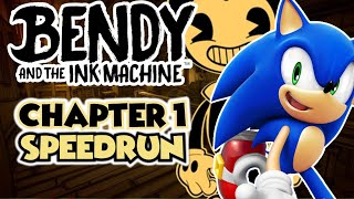 Bendy And The Ink Machine Speedrun |  Chapter 1 (Chapter 2 Update) | Fnaf_Gumball