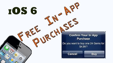 Free In-App Purchases in iOS 6