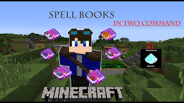 SPELL BOOKS| In Two Commands| By TheRedStoneGamer
