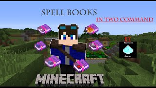 SPELL BOOKS| In Two Commands| By TheRedStoneGamer