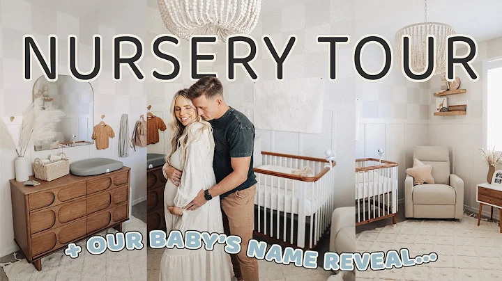 BABY BOY NAME REVEAL + NURSERY TOUR 2022! / Caitly...