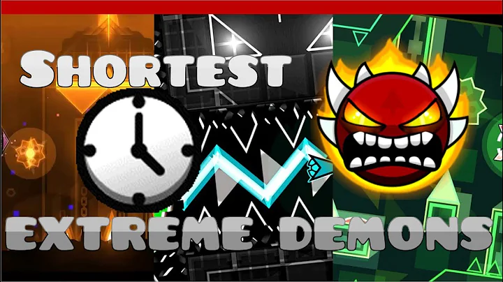 TOP 10 SHORTEST EXTREME DEMONS in Geometry dash (July 2023) | Geometry dash | Unfix Gaming