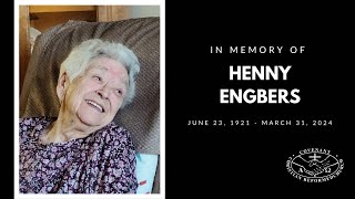 Funeral Service for Henny Engbers | May 15, 2024