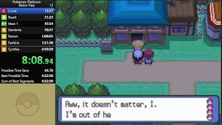 Pokemon Platinum Baton Pass Speedrun in 4:51:20