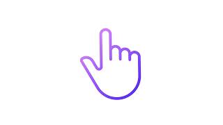 Animated zoom out gradient icon