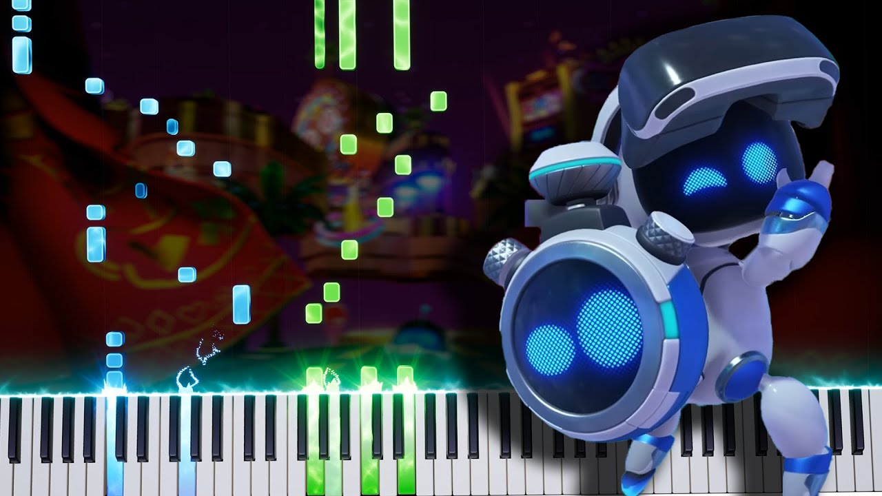 Astro Bot - Casino (No Guarantino): Piano Tutorial