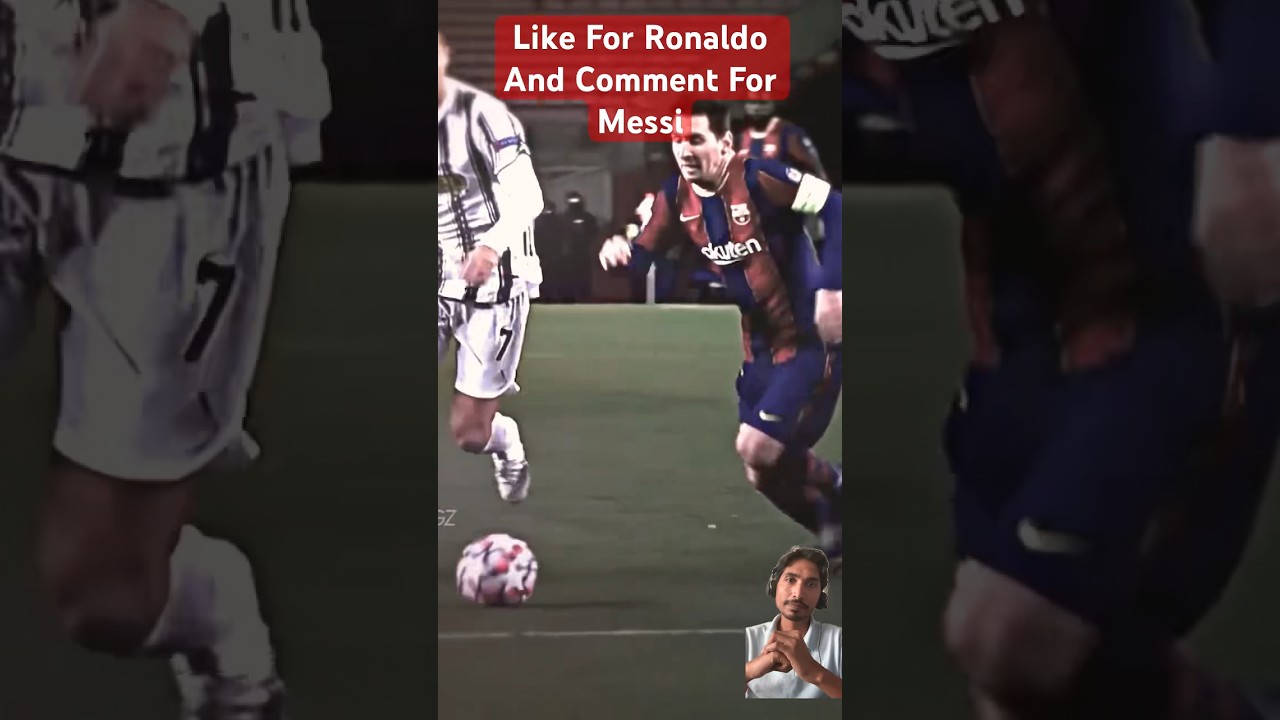 Cristiano Ronaldo Vs Lionel Messi Two legends in One Frame