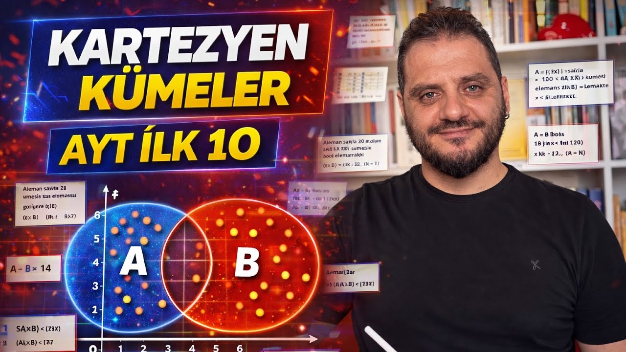 AYT İlk 10 Soru: Kartezyen Çarpımın En Kritik Özellikleri! (Mutlaka Çıkıyor)