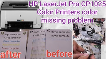 HP LaserJet Pro CP1025 Color Printers color missing problem solution.Solved CP2025 "Sticky Solenoid"