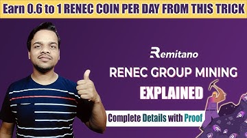 What is Remitano Group Mining and How It Works ?  What Does Locked Renec Means ? With Live Proof
