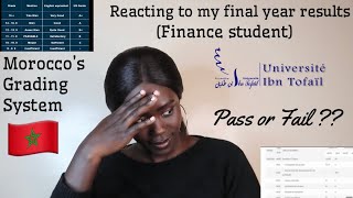 Reacting to my RESULTS (Final year Finance student) & Grading System for University in Morocco 🇲🇦