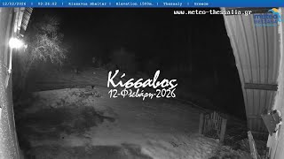 ⛸ 12-Φλεβάρη-2026, Κάμερα Kισσάβου Καταφύγιο Timelapse, Timelapses.gr 🇬🇷