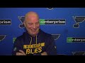 Jim Montgomery does first interview as Blues Head Coach